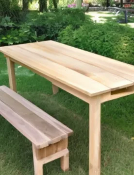 Jak zrobić stół do ogrodu